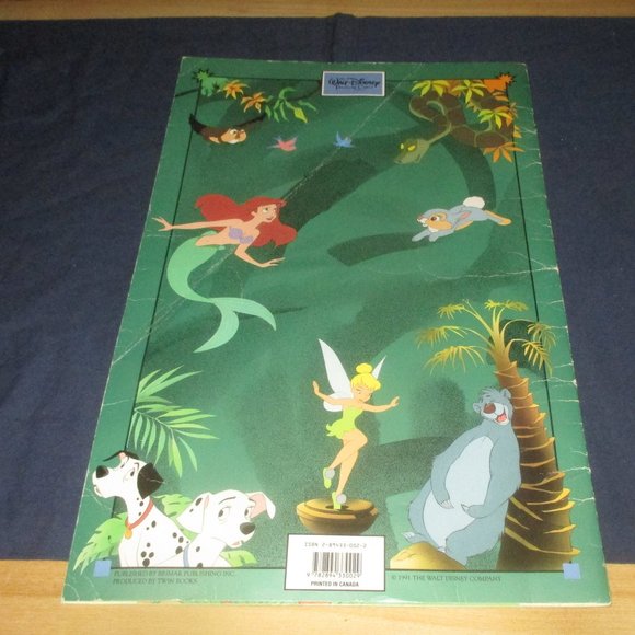 The Walt Disney Treasure Chest 1991 Set of 5 Oversized Story Books Vintage - Picture 10 of 14